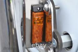 Grill Bar For Kenworth K370 (Same as DAF LF) Steel Stainless Front Chrome Lamps