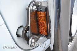 Grill Bar For Kenworth K370 (Same as DAF LF) Steel Stainless Front Chrome Lamps