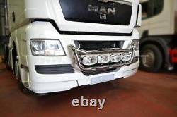 Grill Bar For MAN TGX Euro6 2015+ Chrome Stainless Steel Lamps Front Light Truck