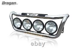 Grill Bar For Renault Midlum Chrome Stainless Steel Lamps Front Light Bar Truck
