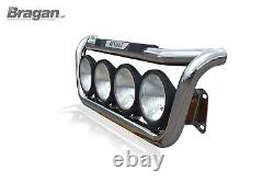 Grill Bar For Renault Midlum Chrome Stainless Steel Lamps Front Light Bar Truck