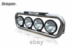 Grill Bar For Volvo FH Series 2&3 Chrome Stainless Steel Bar Front Lamps Truck