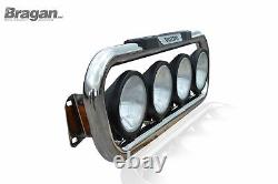 Grill Bar For Volvo FH Series 2&3 Chrome Stainless Steel Bar Front Lamps Truck