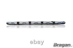 Grill Bar + LEDs For DAF LF 45 Pre 2014 Chrome Stainless Steel Front Lamps Truck
