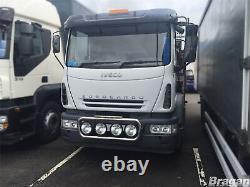Grill Bar + Spots For Iveco Trakker Stainless Steel Chrome Lamps Front Bar Truck