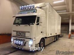 Grill Bar + Spots For Volvo FM Series 2&3 Chrome Stainless Steel Lamps Front Bar