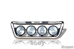 Grill Light Bar D + Chrome Spots 13 26GVW To Fit Iveco Eurocargo 04-15 Steel