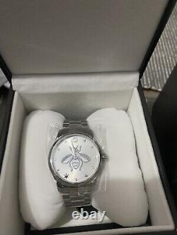 Gucci G-timeless 38mm Stainless Steel Silver-tone Case with Stainless Steel