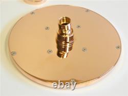Hansa Viva Shower Head Rose Gold, Cyprum, Plate Shower Head, 200Mm, 44260100