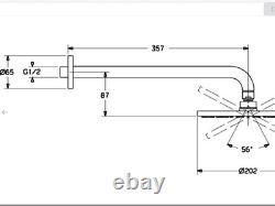 Hansa Viva Shower Head Rose Gold, Cyprum, Plate Shower Head, 200Mm, 44260100