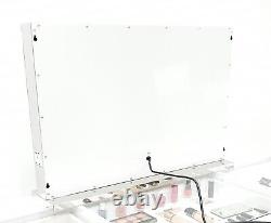 Hollywood Mirror CHROME Huge XLARGE HD Pro Grade Mirror 3 Colour BIG LED Bulbs