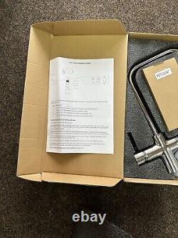 Homebase Fionn 3 in 1 Dual Handle Instant Hot Kitchen Tap Chrome