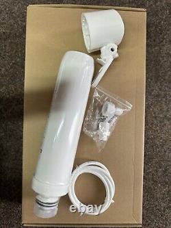 Homebase Fionn 3 in 1 Dual Handle Instant Hot Kitchen Tap Chrome