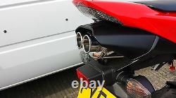 Honda CBR1000RR 06-07 Fireblade Stainless Oval twin-outlet Road-Legal Exhaust