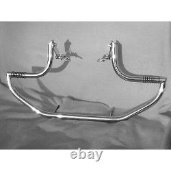 Honda VTX1800 CUSTOM (02-08) Stainless steel crash bar engine guard with pegs