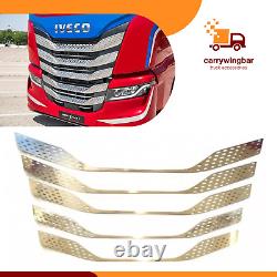 IVECO S-WAY Front Grill Chrome S. Steel 10 PCS