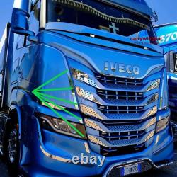 IVECO S-WAY Front Grill Chrome S. Steel 10 PCS