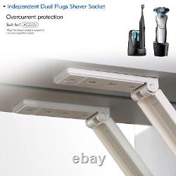 Illuminated Bathroom Mirror Cabinet LED with Shaver Socket Demister IR Sensor