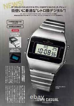 JAPAN RETRO MODERN DIGITAL WATCH MTC7001-BK1A House Town 1964 MTC7001