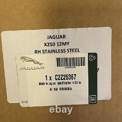 Jaguar XF x250 rh right hand off side exhaust tailpipe finisher stainless steel