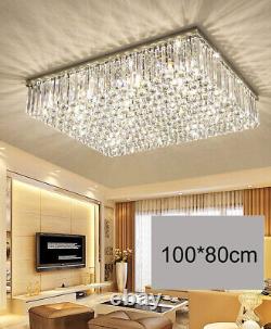 K9 Crystal Chrome Mirror Stainless Steel Chandelier Ceiling Lights Chandelier