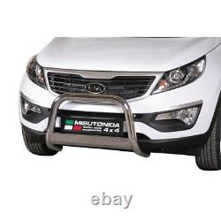 Kia Sportage Bull Bar Nudge A Bar 2010-2015 Chrome Stainless Steel 63mm