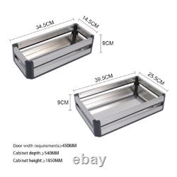 Kitchen Units Cabinet Cupboard Corner Pull Out Baskets Storage Shelf Soft Close
