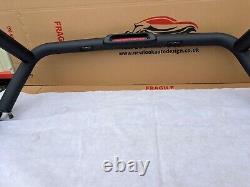 LED Black stainless steel Roll bar with Brake lights Fits Nissan Navara 2015+