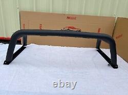 LED Black stainless steel Roll bar with Brake lights Fits Nissan Navara 2015+