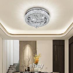 LED Crystal Ceiling Light Modern Minimalist Lamp Living Room Bedroom Lights