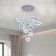 Led Crystal Chandelier Ceiling Light Round Pendant Lamp Dining Room Living Room