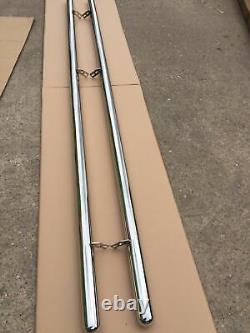 LWB ONLY OE Style Stainless Steel Side Bars for Volkswagen Transporter T5