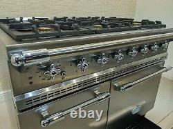 Lacanche Bussy 90cm Dual Fuel In Stainless Steel & Chrome Range Cooker A493