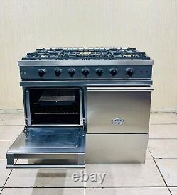 Lacanche WESTAHl 100 Stainless Still & Chrome Dual Fuel Range Cooker