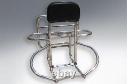 Lambretta LI TV Series 1 2 STAINLESS STEEL BACKREST CARRIER SPARE WHEEL HOLDER