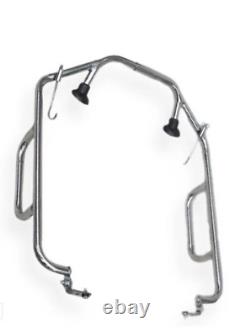 Lambretta series 3 LI TV SX GP Stainless Steel No Drill Front Crashbars
