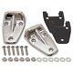 Land Rover Defender Pair Stainless Steel & Polished Bonnet Hinges Da1152ss