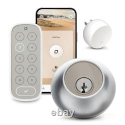 Level Lock Connect WiFi Smart Lock & Keypad for Keyless Entry Satin Chrome