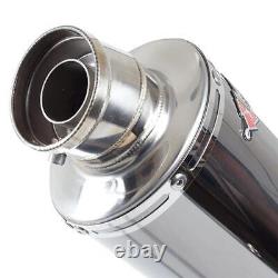 Lextek OP15 Dark Stainless Exhaust System Lexmoto / Romet ZSX-R/F Z-One S/T 125