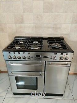 Lpg Rangemaster 90cm Range Cooker In Stainless Steel. Ref-f182