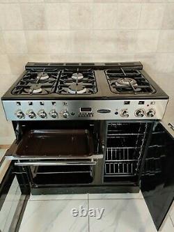 Lpg Rangemaster 90cm Range Cooker In Stainless Steel. Ref-f182