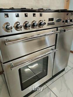 Lpg Rangemaster 90cm Range Cooker In Stainless Steel. Ref-f182