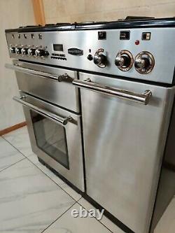 Lpg Rangemaster 90cm Range Cooker In Stainless Steel. Ref-f182