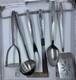 Mcm Atomic Starburst Regent Sheffield Stainless Utensils Rack Spatula Spoon Fork