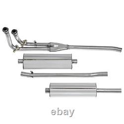 MGB/GT Standard Exhaust system Stainless Steel Bell Exhausts 62-74 Chrome Bumper