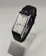 Mint Vintage Dunhill Wafer 8036 Black Dial Square Tank Quartz 22mm Mens Watch