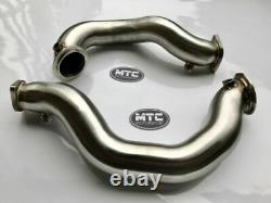 MTC MOTORSPORT BMW 335i N54 STAINLESS STEEL DECAT DOWNPIPES EXHAUST PIPE 135i