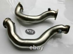 MTC MOTORSPORT BMW 335i N54 STAINLESS STEEL DECAT DOWNPIPES EXHAUST PIPE 135i