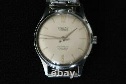 Majex Parashock Vitaflex Watch 17 Jewels Cream And Chrome Dial A Vintage Classic