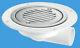 Mcalpine Round Untrapped Gully Stainless Steel Cover 1.5'' Solvent X 75mm High